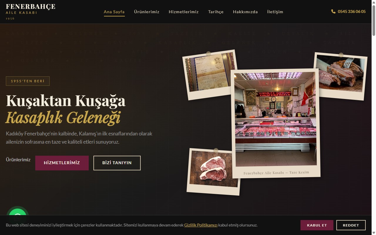 Fenerbahçe Aile Kasabı web sitesi