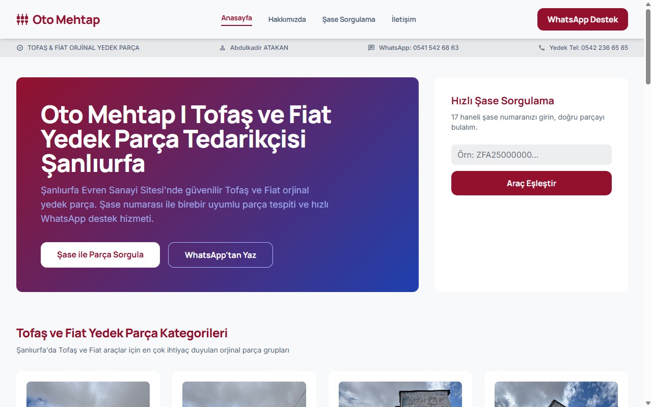 Oto Mehtap web sitesi